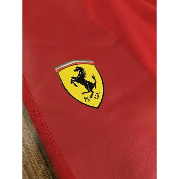 Puma Ferrari Race Red Rossa Corsa Joggers / Sweat Pants Size M NWT - Picture 3 of 12